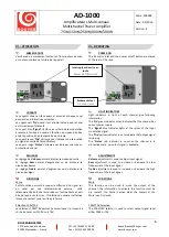 Preview for 5 page of Bouyer AD1-1075 Quick Start Manual