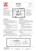 Preview for 2 page of Bouyer AP-104 Quick Start Manual