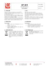 Preview for 3 page of Bouyer AP-104 Quick Start Manual