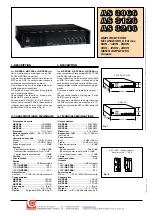 Bouyer AS 3066 Manual preview