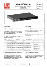 Bouyer AS-4000 Series Manual предпросмотр