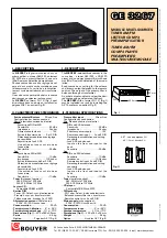 Preview for 1 page of Bouyer GE 3267 Manual