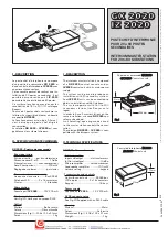 Bouyer GX 2020 Manual preview