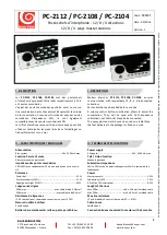 Bouyer PC-2104 Manual preview