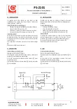 Предварительный просмотр 2 страницы Bouyer PS-2101 Manual