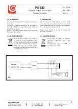 Предварительный просмотр 2 страницы Bouyer PS-630 Manual