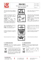 Preview for 4 page of Bouyer RB-6501 Quick Start Manual