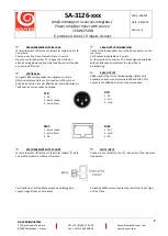 Preview for 9 page of Bouyer SA-3126 Series Manual