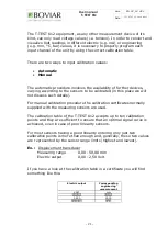 Preview for 21 page of BOVIAR T-TEST K12 User Manual