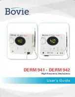 Bovie DERM 941 User Manual предпросмотр