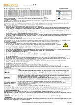 Preview for 3 page of Bowa 500-007 Instructions For Use Manual