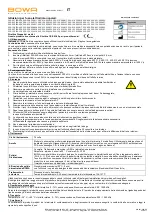 Preview for 4 page of Bowa 500-007 Instructions For Use Manual