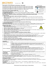 Preview for 8 page of Bowa 500-007 Instructions For Use Manual