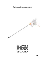 Preview for 1 page of Bowa ERGO 310D Instructions For Use Manual