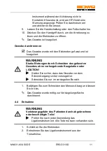 Предварительный просмотр 11 страницы Bowa ERGO 310D Instructions For Use Manual