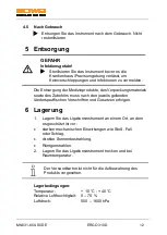 Предварительный просмотр 12 страницы Bowa ERGO 310D Instructions For Use Manual