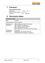 Preview for 13 page of Bowa ERGO 310D Instructions For Use Manual