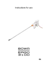 Предварительный просмотр 15 страницы Bowa ERGO 310D Instructions For Use Manual