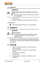 Preview for 26 page of Bowa ERGO 310D Instructions For Use Manual