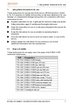 Preview for 7 page of Bowa ERGO 315R Instructions For Use Manual