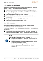 Preview for 12 page of Bowa ERGO 315R Instructions For Use Manual