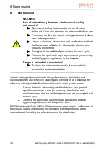 Preview for 32 page of Bowa ERGO 315R Instructions For Use Manual