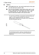 Preview for 34 page of Bowa ERGO 315R Instructions For Use Manual