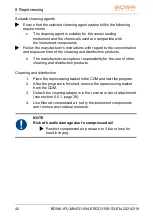 Preview for 40 page of Bowa ERGO 315R Instructions For Use Manual