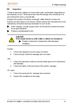 Preview for 41 page of Bowa ERGO 315R Instructions For Use Manual