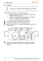 Preview for 42 page of Bowa ERGO 315R Instructions For Use Manual