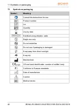 Preview for 46 page of Bowa ERGO 315R Instructions For Use Manual