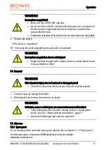 Preview for 17 page of Bowa ERGOeco Instructions For Use Manual