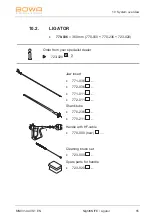 Preview for 55 page of Bowa LIGATOR Operating Manual