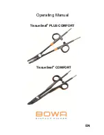 Preview for 1 page of Bowa TissueSeal CCOMFORT Series Operating Manual