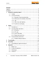 Preview for 6 page of Bowa TissueSeal CCOMFORT Series Operating Manual