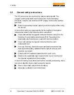 Preview for 12 page of Bowa TissueSeal CCOMFORT Series Operating Manual