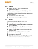 Preview for 13 page of Bowa TissueSeal CCOMFORT Series Operating Manual