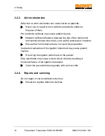 Preview for 14 page of Bowa TissueSeal CCOMFORT Series Operating Manual