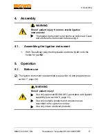 Preview for 17 page of Bowa TissueSeal CCOMFORT Series Operating Manual