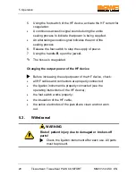 Preview for 20 page of Bowa TissueSeal CCOMFORT Series Operating Manual