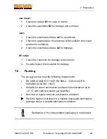 Preview for 29 page of Bowa TissueSeal CCOMFORT Series Operating Manual