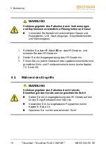 Preview for 16 page of Bowa TissueSeal COMFORT Instructions For Use Manual