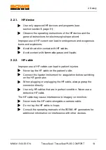 Preview for 49 page of Bowa TissueSeal COMFORT Instructions For Use Manual