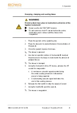 Предварительный просмотр 21 страницы Bowa TissueSeal Operating Manual