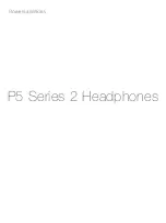 Bowers & Wilkins 2 P5 SERIES Manual предпросмотр