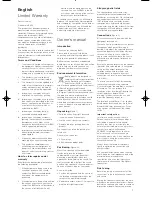 Preview for 4 page of Bowers & Wilkins 705 Owner'S Manual & Warranty