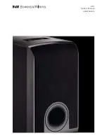 Preview for 1 page of Bowers & Wilkins AS1 Owner'S Manual