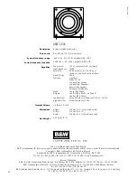 Preview for 38 page of Bowers & Wilkins ASW 2500 Owner'S Manual