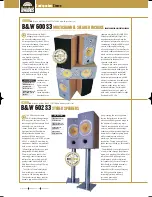 Preview for 1 page of Bowers & Wilkins B&W 600 S3 Specification Sheet