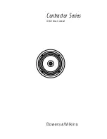 Preview for 1 page of Bowers & Wilkins CCM20 Owner'S Manual